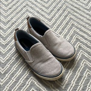 Old Navy Gray and Blue Sneakers with Elastic Inserts